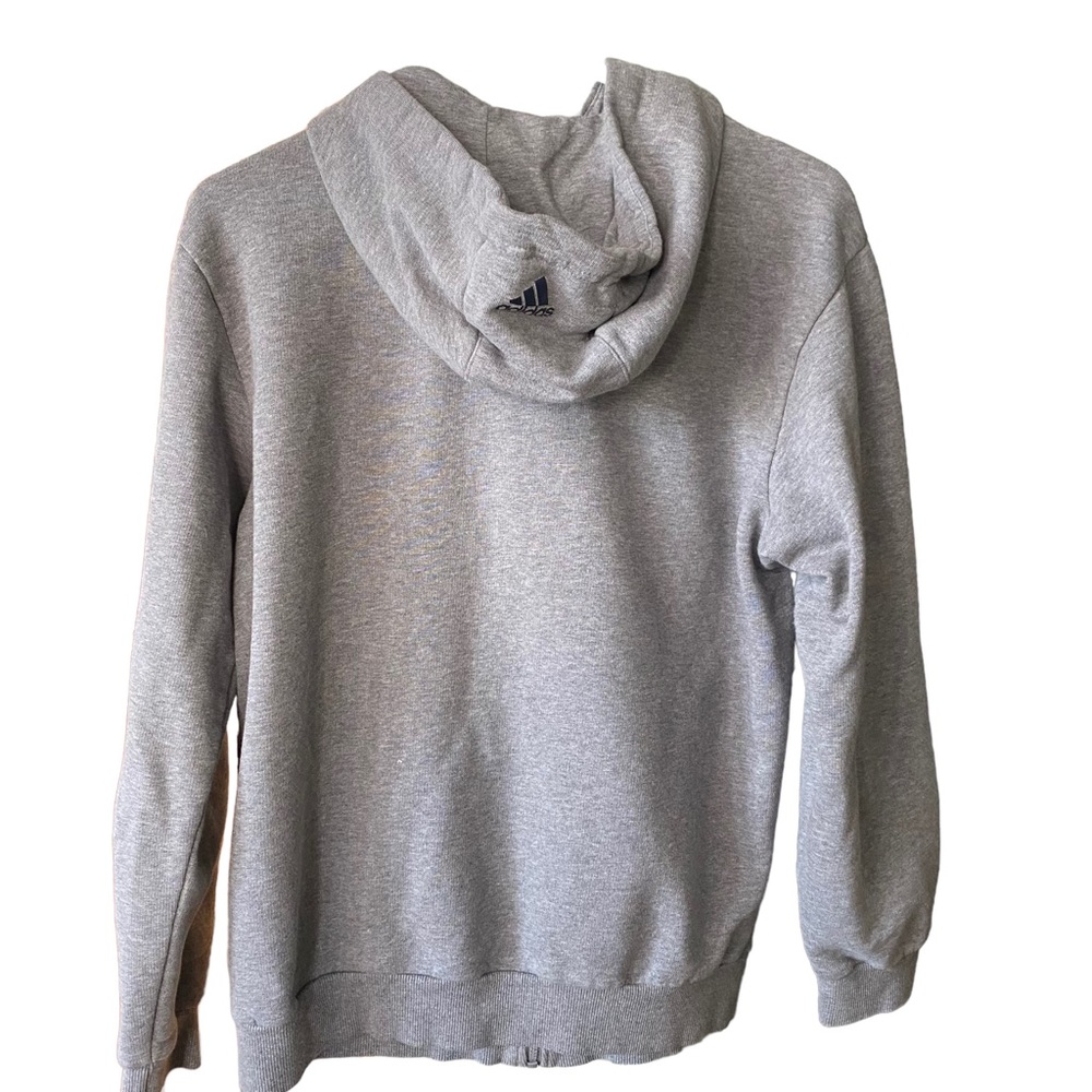 Adidas Men’s Zip Up Hoodie Size M Gray - Picture 2 of 5